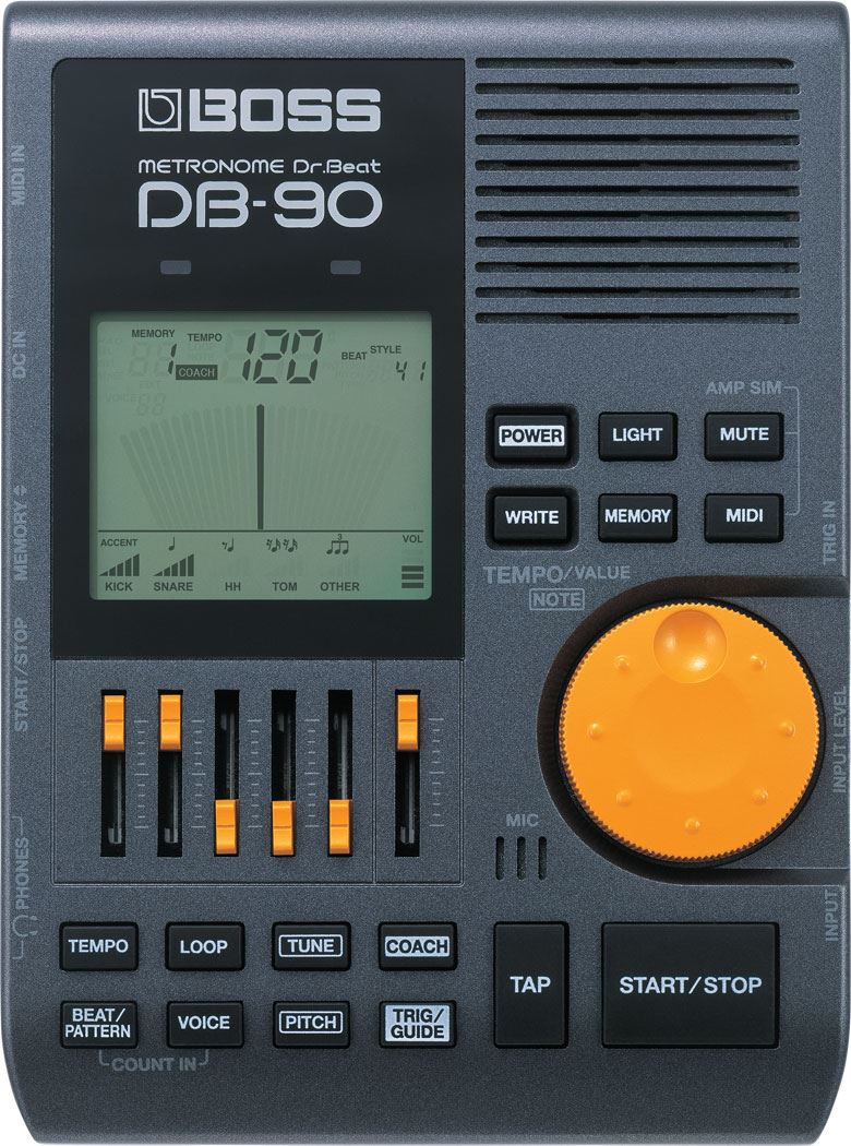 картинка Boss DB-90 Metronome магазин Multimusic являющийся официальным дистрибьютором в России картинка Boss DB-90 Metronome от магазина Multimusic