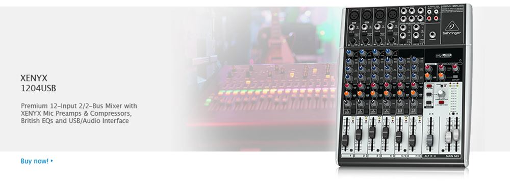 картинка Behringer Xenyx 1204 USB от магазина Multimusic