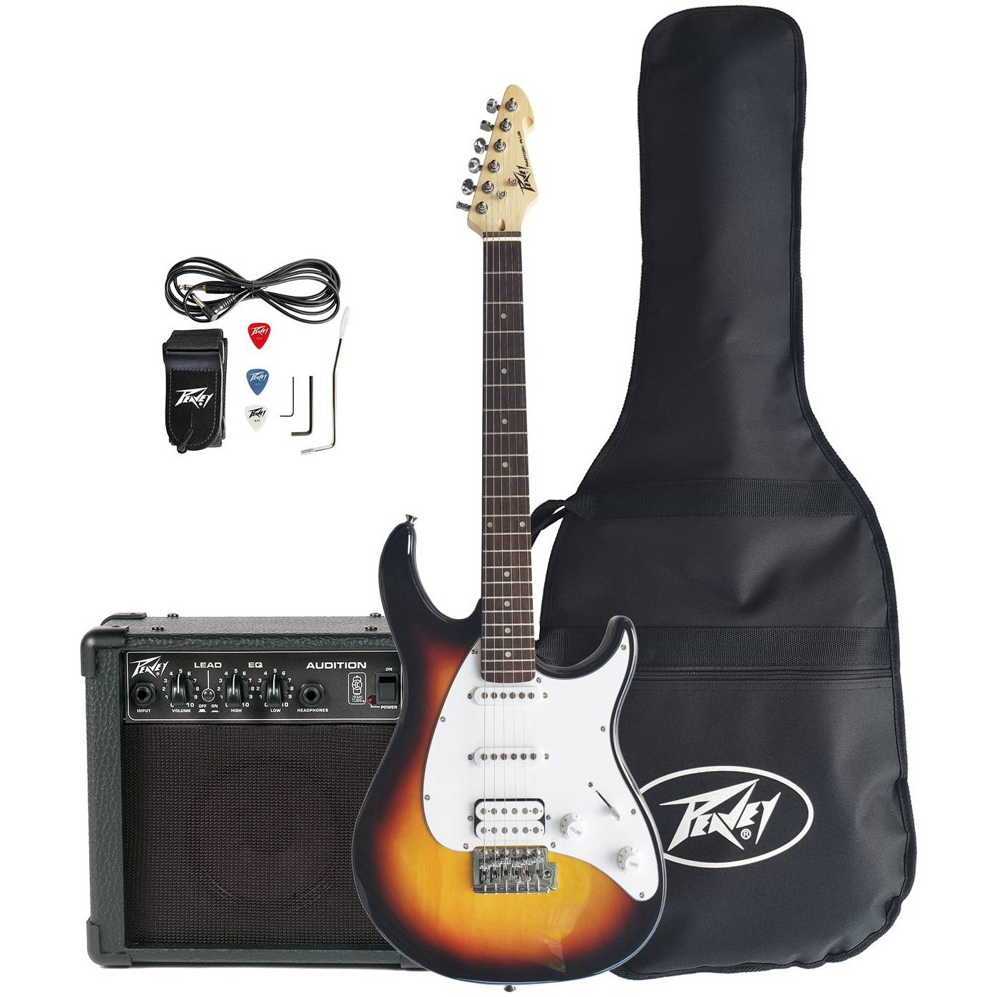 картинка PEAVEY RAPTOR PLUS PACK Sunburst от магазина Multimusic