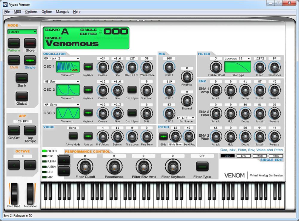 картинка M-Audio Venom магазин Multimusic являющийся официальным дистрибьютором в России картинка M-Audio Venom от магазина Multimusic