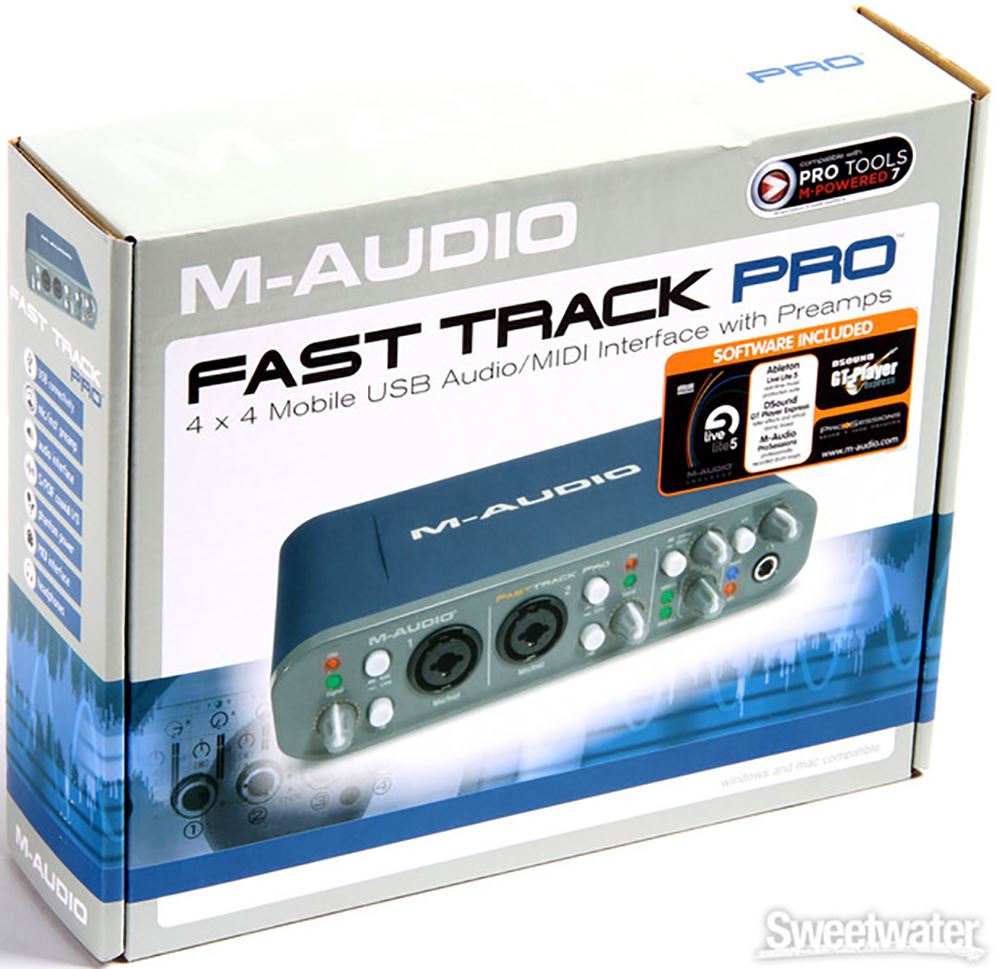 картинка M-Audio Fast Track PRO магазин Multimusic являющийся официальным дистрибьютором в России картинка M-Audio Fast Track PRO от магазина Multimusic