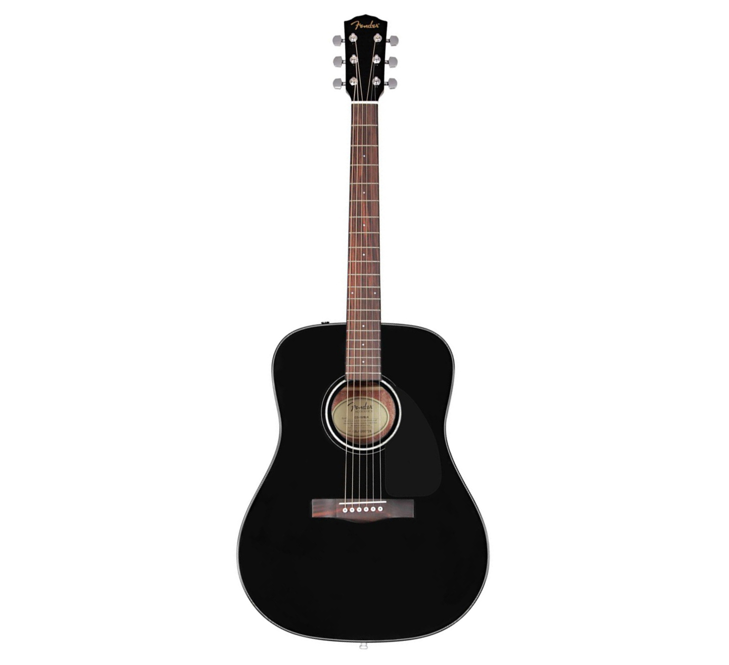 картинка Fender CD-60 Dreadnought Black от магазина Multimusic