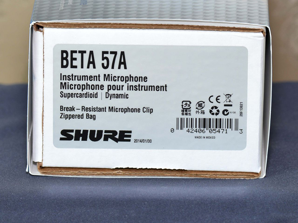 картинка Shure Beta 57A магазин Multimusic являющийся официальным дистрибьютором в России картинка Shure Beta 57A от магазина Multimusic
