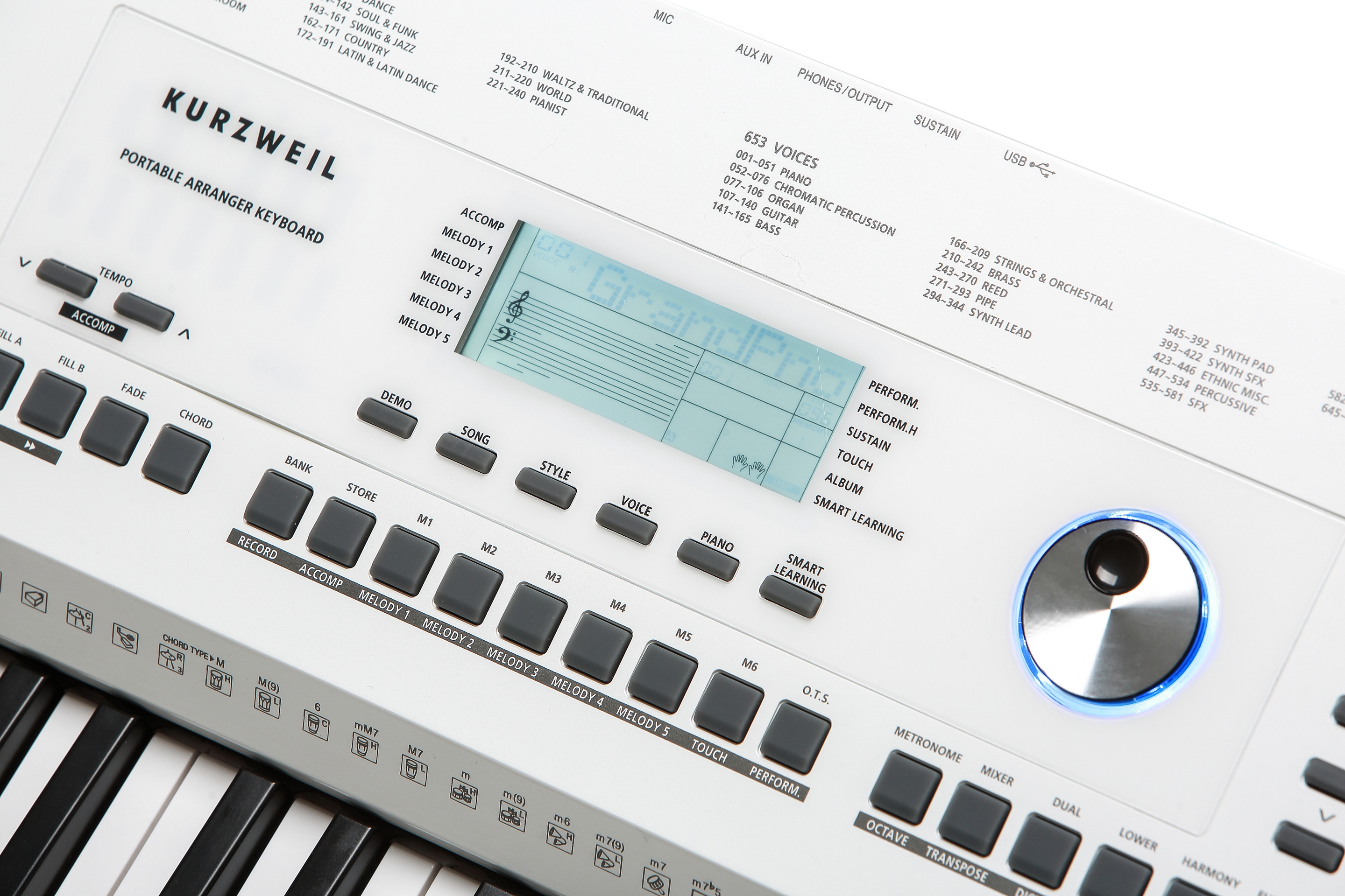 картинка KURZWEIL KP110 WH магазин Multimusic являющийся официальным дистрибьютором в России картинка KURZWEIL KP110 WH от магазина Multimusic