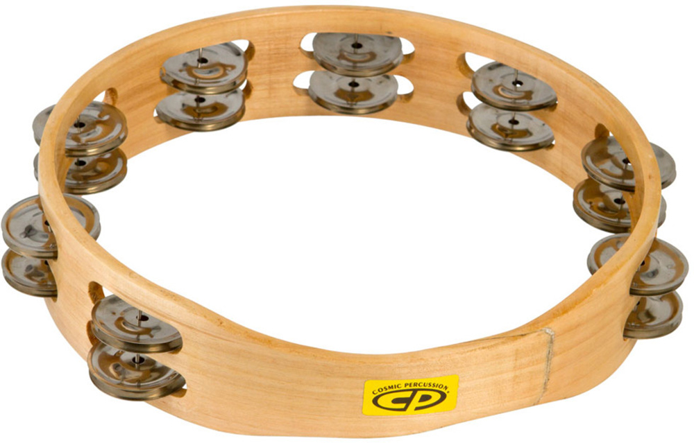 картинка Latin Percussion CP390 Wood Tambourine магазин Multimusic являющийся официальным дистрибьютором в России картинка Latin Percussion CP390 Wood Tambourine от магазина Multimusic