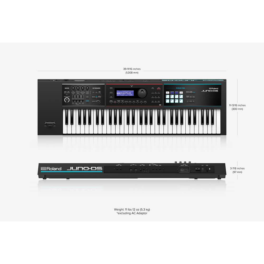 картинка Roland JUNO-DS61 магазин Multimusic являющийся официальным дистрибьютором в России картинка Roland JUNO-DS61 от магазина Multimusic