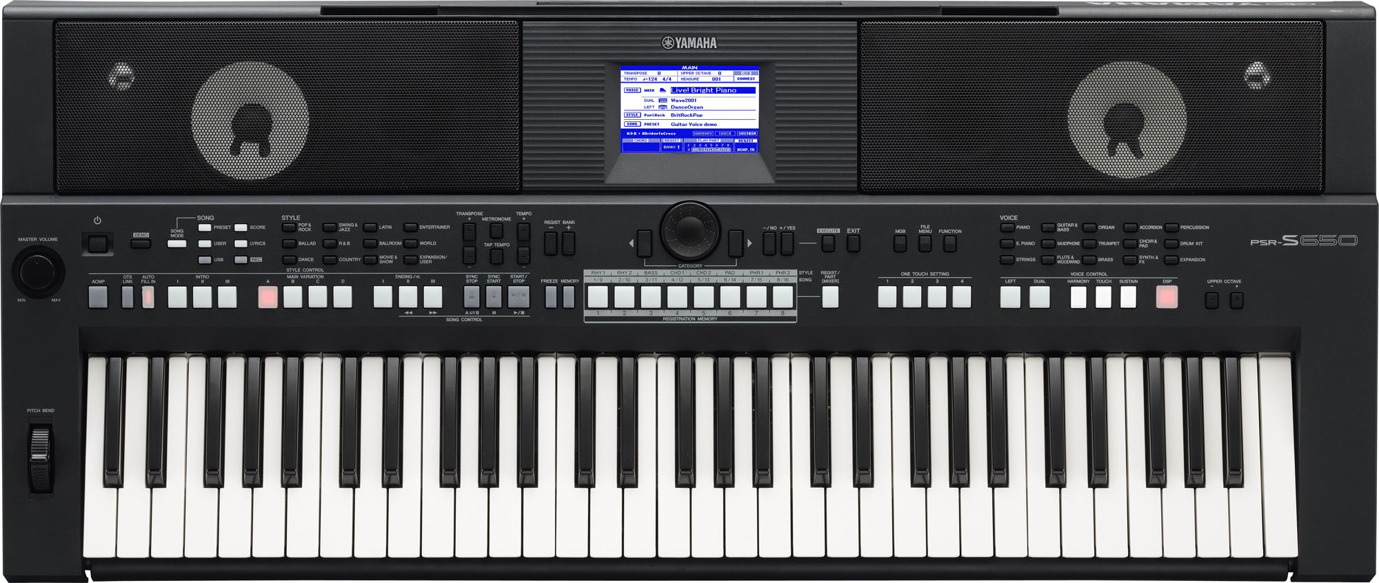 картинка Yamaha PSR S650 магазин Multimusic являющийся официальным дистрибьютором в России картинка Yamaha PSR S650 от магазина Multimusic