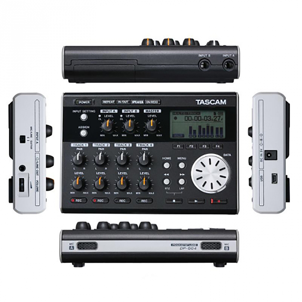 картинка Tascam DP-004 магазин Multimusic являющийся официальным дистрибьютором в России картинка Tascam DP-004 от магазина Multimusic