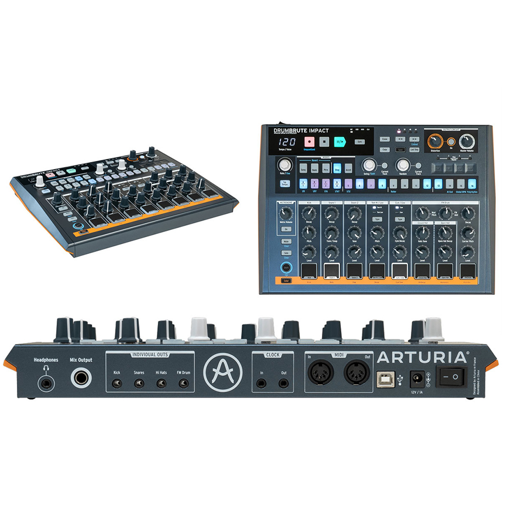 картинка Arturia DrumBrute Impact магазин Multimusic являющийся официальным дистрибьютором в России картинка Arturia DrumBrute Impact от магазина Multimusic