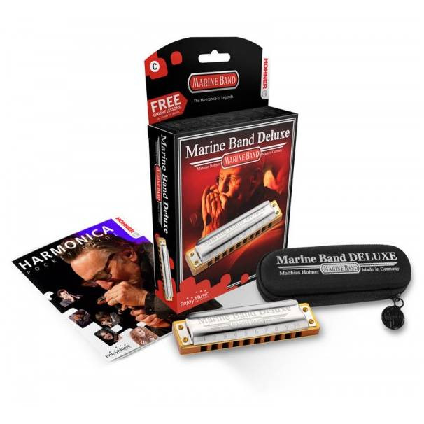 картинка HOHNER MARINE BAND DELUXE 200520 C (M200501X) магазин Multimusic являющийся официальным дистрибьютором в России картинка HOHNER MARINE BAND DELUXE 200520 C (M200501X) от магазина Multimusic