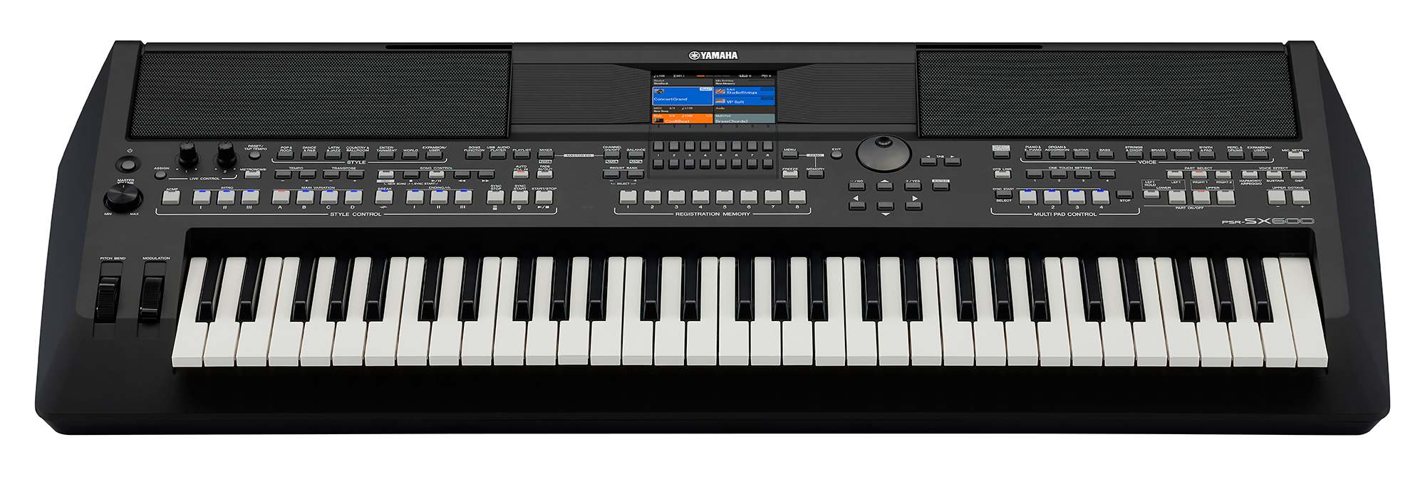 картинка YAMAHA PSR-SX600 магазин Multimusic являющийся официальным дистрибьютором в России картинка YAMAHA PSR-SX600 от магазина Multimusic