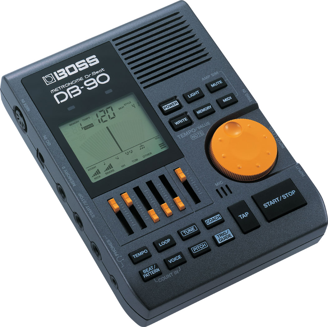 картинка Boss DB-90 Metronome магазин Multimusic являющийся официальным дистрибьютором в России картинка Boss DB-90 Metronome от магазина Multimusic