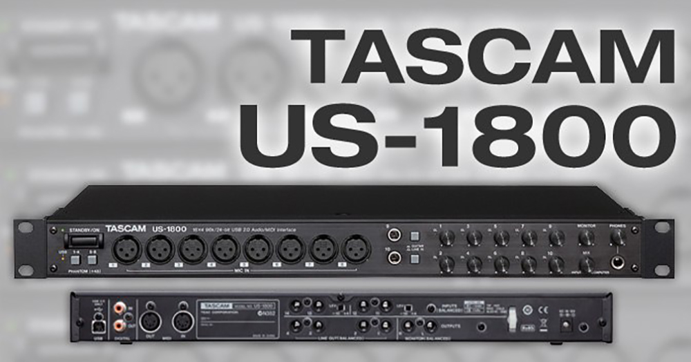 картинка Tascam US-1800 от магазина Multimusic