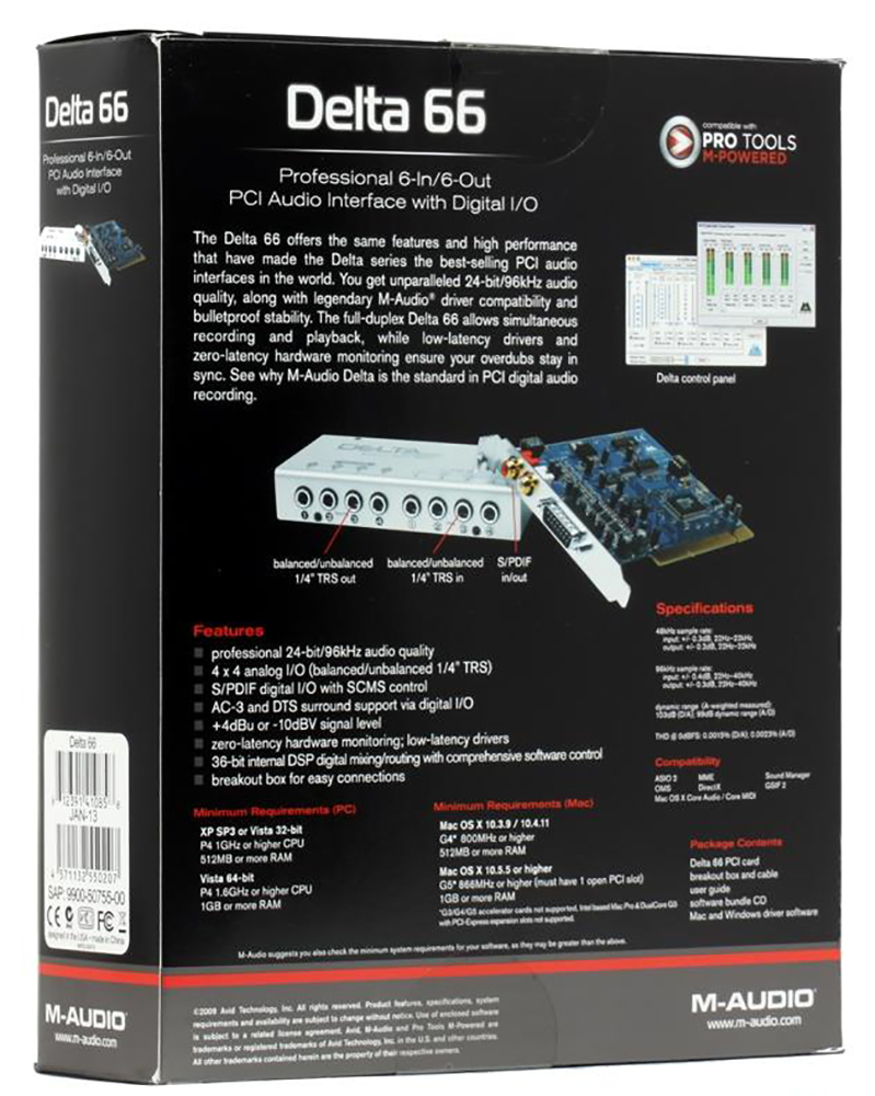 картинка M-Audio Delta 66 от магазина Multimusic