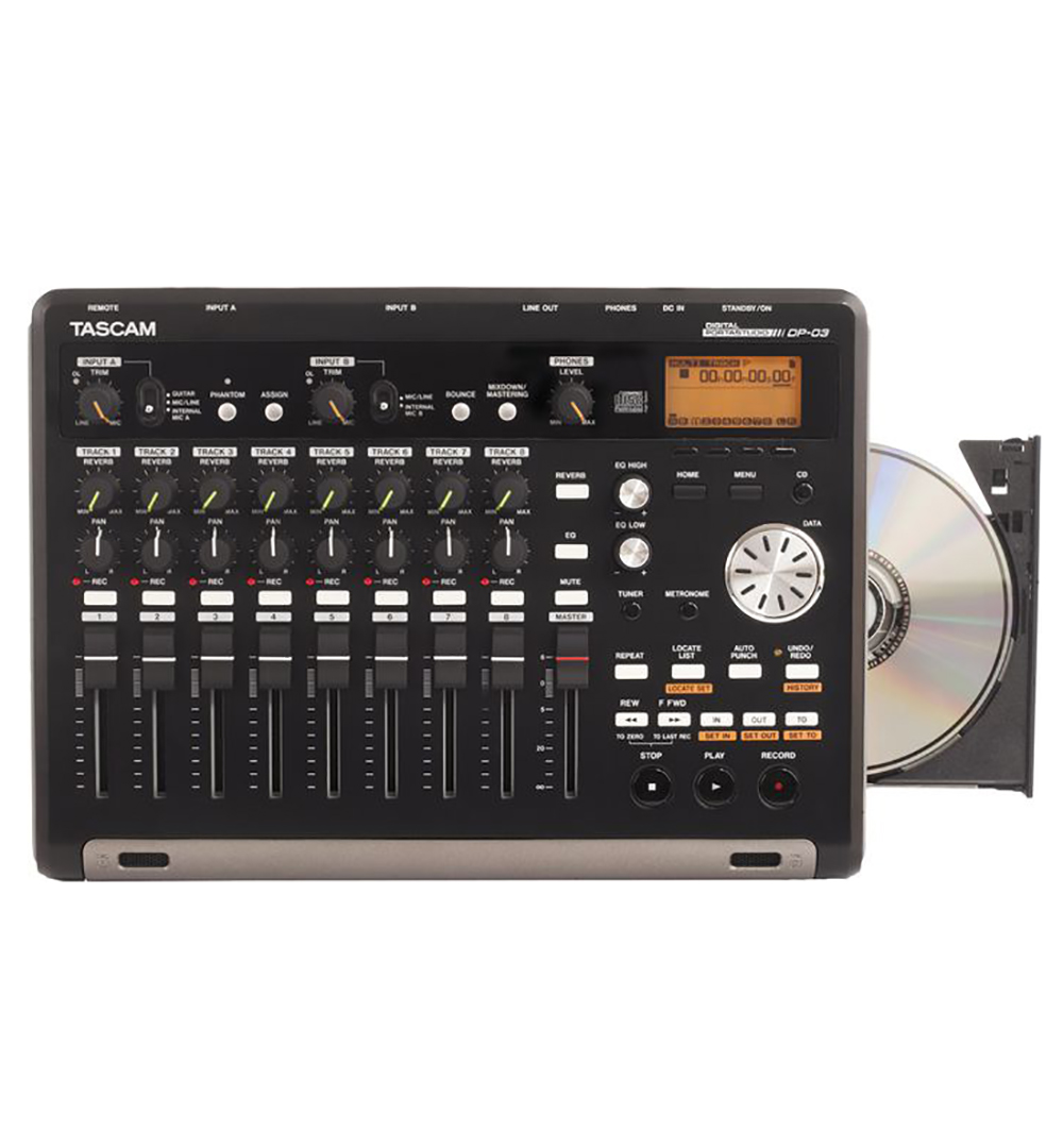 картинка Tascam DP-03 магазин Multimusic являющийся официальным дистрибьютором в России картинка Tascam DP-03 от магазина Multimusic