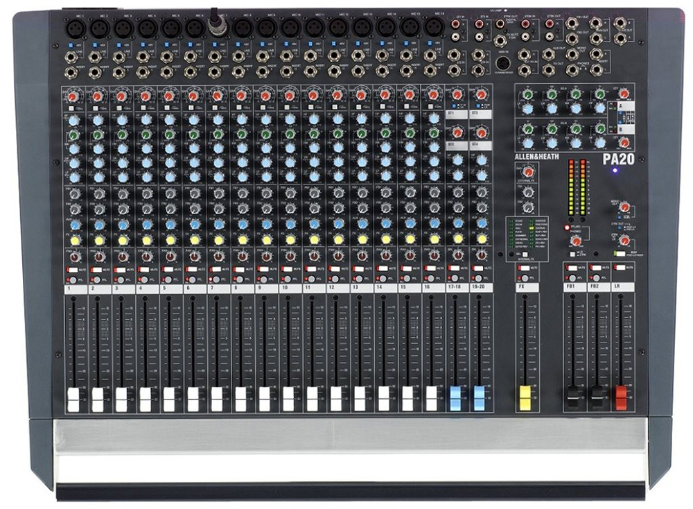 картинка Allen&Heath PA20 CP магазин Multimusic являющийся официальным дистрибьютором в России картинка Allen&Heath PA20 CP от магазина Multimusic
