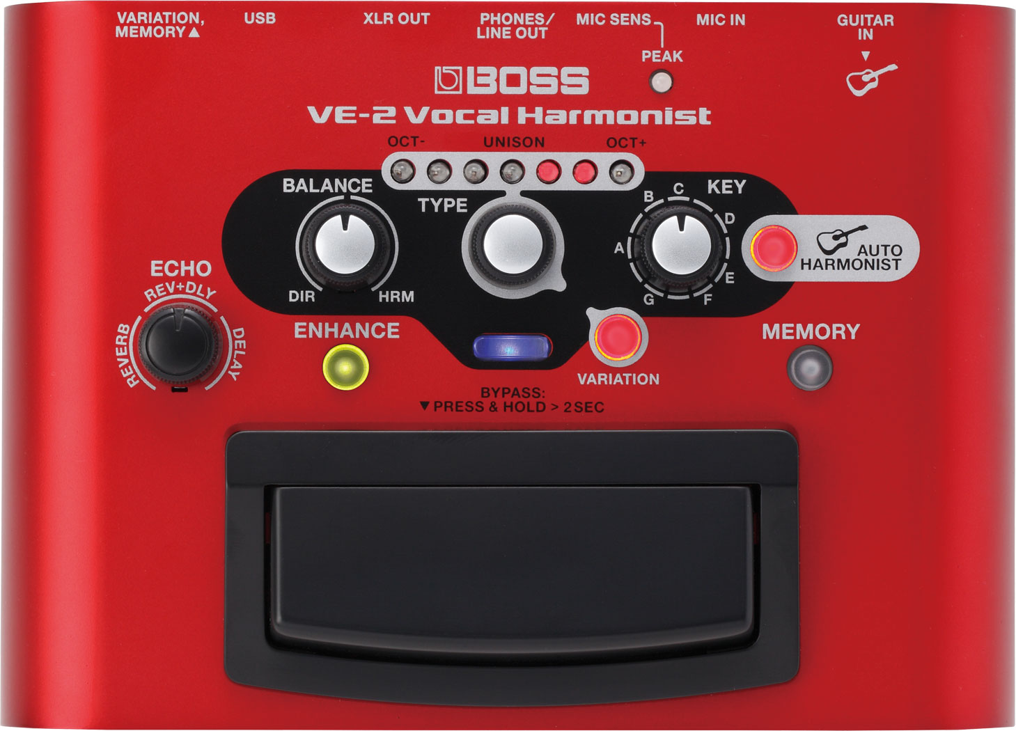 картинка Boss VE-2 Vocal Harmonist магазин Multimusic являющийся официальным дистрибьютором в России картинка Boss VE-2 Vocal Harmonist от магазина Multimusic