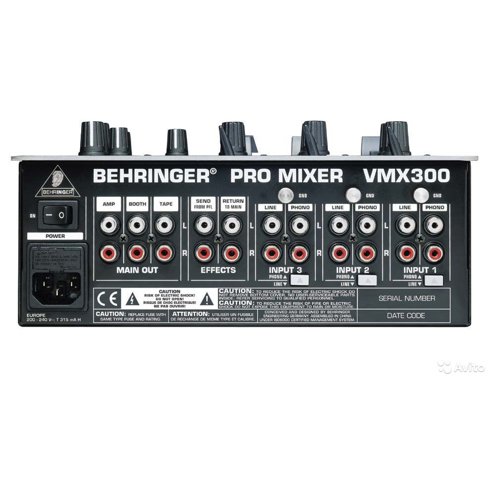 картинка Behringer VMX 300 Pro Mixer магазин Multimusic являющийся официальным дистрибьютором в России картинка Behringer VMX 300 Pro Mixer от магазина Multimusic