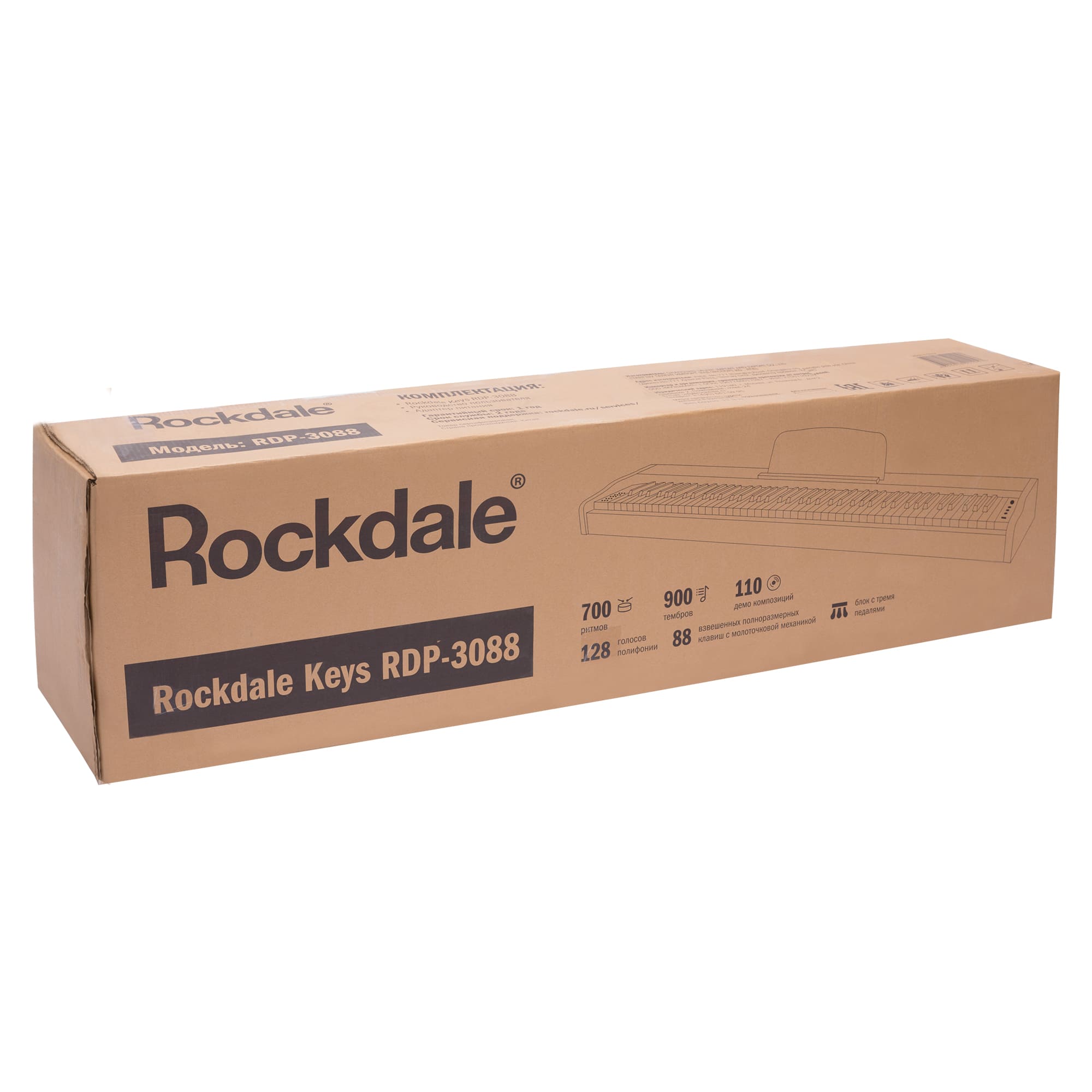 картинка ROCKDALE KEYS RDP-3088 магазин Multimusic являющийся официальным дистрибьютором в России картинка ROCKDALE KEYS RDP-3088 от магазина Multimusic