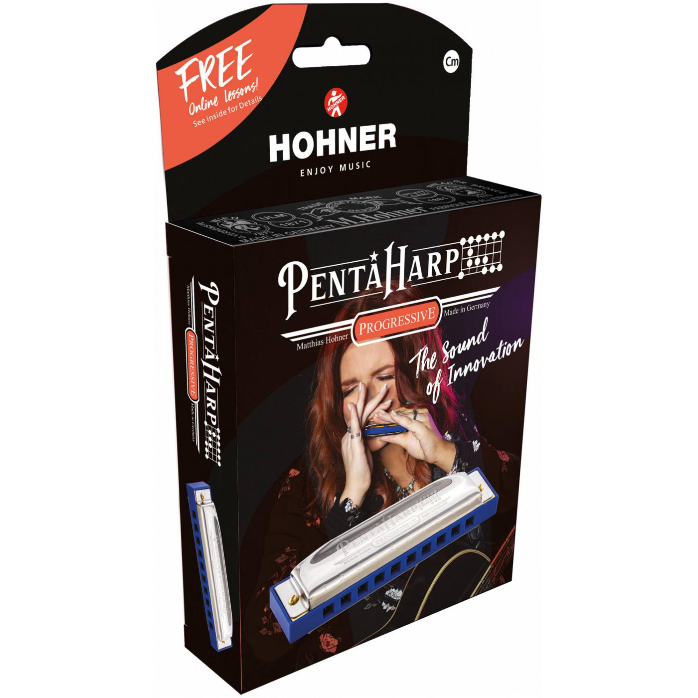 картинка HOHNER PENTA HARP Am (M2110x) магазин Multimusic являющийся официальным дистрибьютором в России картинка HOHNER PENTA HARP Am (M2110x) от магазина Multimusic