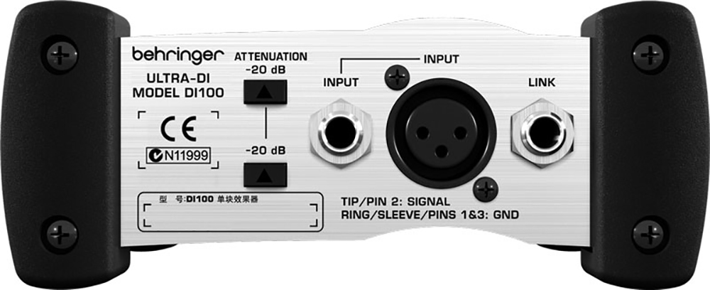 картинка Behringer DI 100 Ultra-Di магазин Multimusic являющийся официальным дистрибьютором в России картинка Behringer DI 100 Ultra-Di от магазина Multimusic