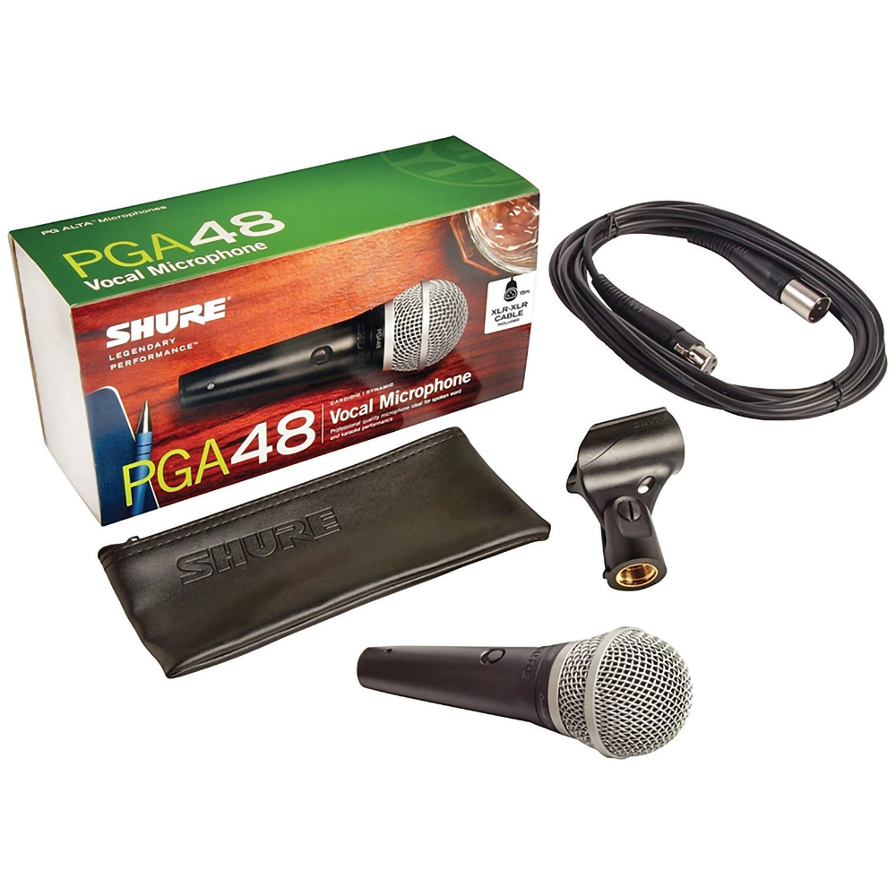 картинка Shure PGA48-XLR-E магазин Multimusic являющийся официальным дистрибьютором в России картинка Shure PGA48-XLR-E от магазина Multimusic