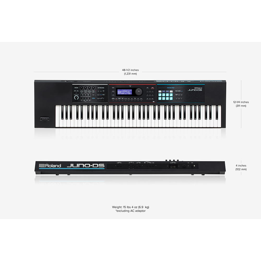 картинка Roland JUNO-DS76 магазин Multimusic являющийся официальным дистрибьютором в России картинка Roland JUNO-DS76 от магазина Multimusic