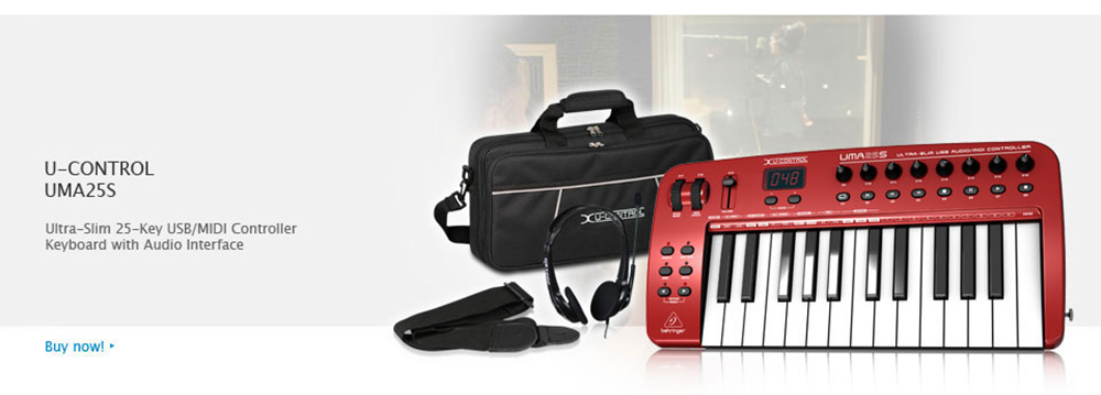 картинка Behringer UMA25S магазин Multimusic являющийся официальным дистрибьютором в России картинка Behringer UMA25S от магазина Multimusic