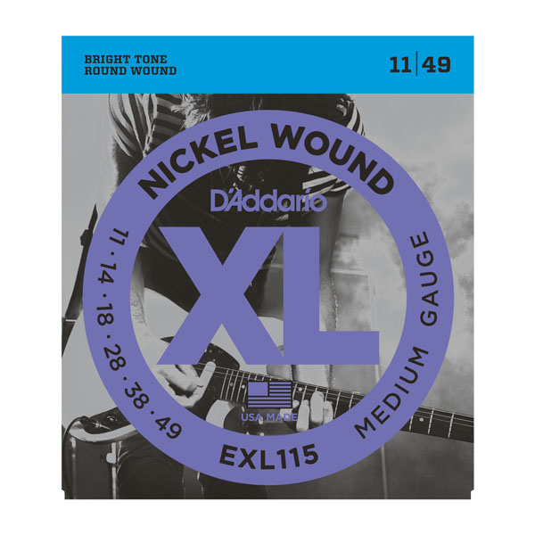 картинка D'Addario EXL115XL магазин Multimusic являющийся официальным дистрибьютором в России картинка D'Addario EXL115XL от магазина Multimusic